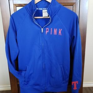 Pink brand Rangers Baseball jacket